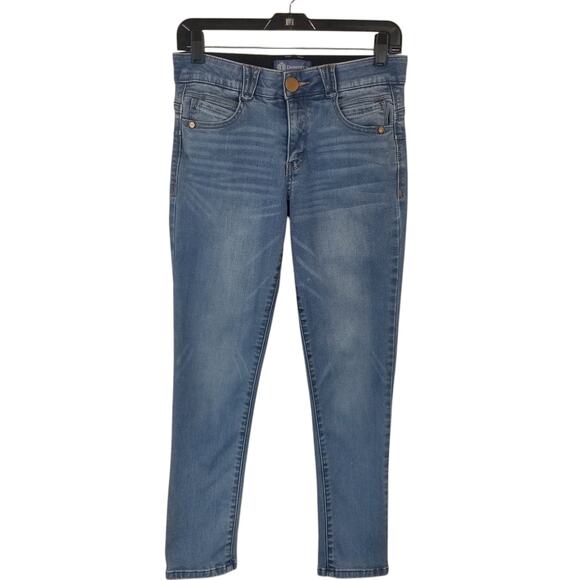 Democracy Women's Ab Solution Blue Ankle Skimmer Jeans B1176KEVO Size 4 - Picture 2 of 7